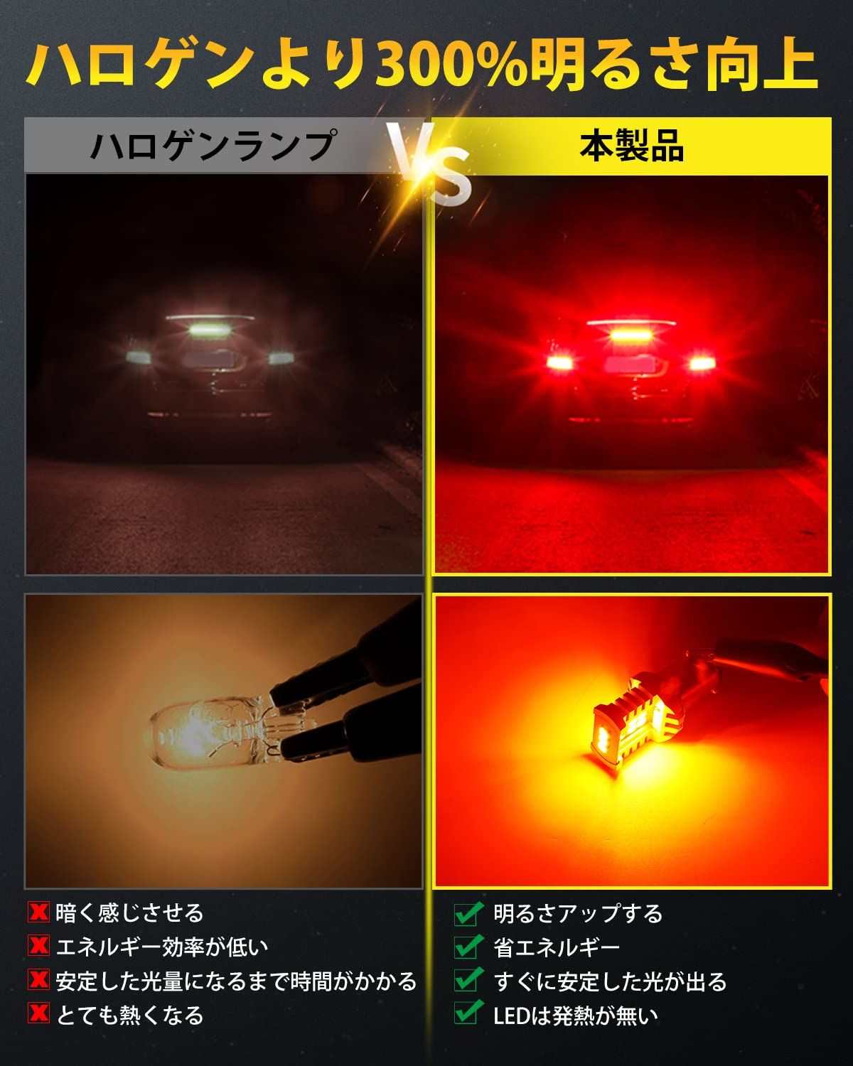 led t20 ダブル 車検 対応 テールランプ レッド 多用途 1200lm*2 12V車用 6W*2 - bordan - led t20 ダブル 車検 対応 テールランプ レッド 多用途 1200lm*2 12V車用 6W*2 - bordan - #tag1#