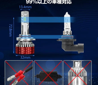 LED カーライト VS. HID カーライト