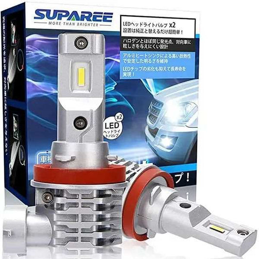 H11 フォグランプファンレス 車検対応 ホワイト 6500K 爆光  led フォグ | 汽车照明系统 | LEDヘッドライト, H4, H4 LED バルブ | SUPAREE