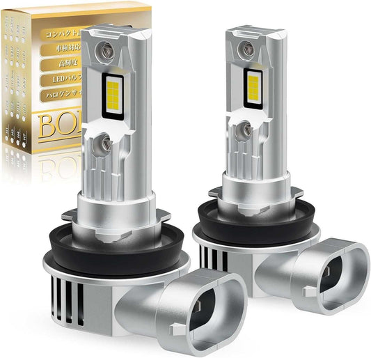 H11 led ヘッドライト 車検対応  ホワイト 爆光 30W*2 6500K DC12V ハロゲンサイズ一年保証付き | BORDAN | BORDAN