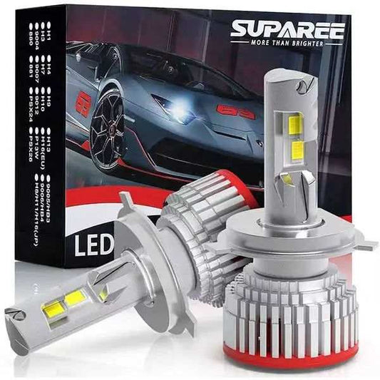 H4 LED新車検対応ノイズ対策済 45W 6500K 18000LM 2個入り | 車用LEDヘッドライト | LEDヘッドライト, H4, H4 LED バルブ | SUPAREE