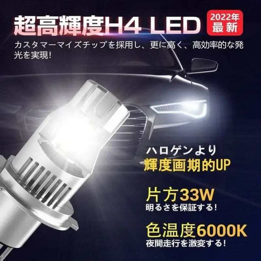 H4 LED ヘッドライト 6000K 爆光  車検対応 バイク専用 バルブ - bordan - H4 LED ヘッドライト 6000K 爆光  車検対応 バイク専用 バルブ - bordan - #tag1# 