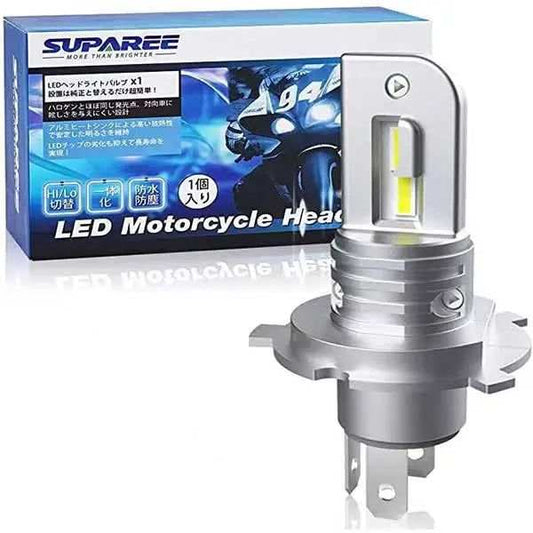 H4  LEDヘッドライトおすすめ！ バイク  車検対応  6500K LEDバルブ | 汽车照明系统 | LEDヘッドライト, H4, H4 LED バルブ | SUPAREE