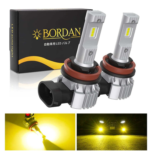 H8 LED フォグランプ 車用 爆光 イエロー 3000K 車検対応 キャンセラー内蔵 ロービーム用 | 汽车照明系统 | H11 LED フォグランプ, H8 LED フォグランプ, LED フォグランプ | BORDAN