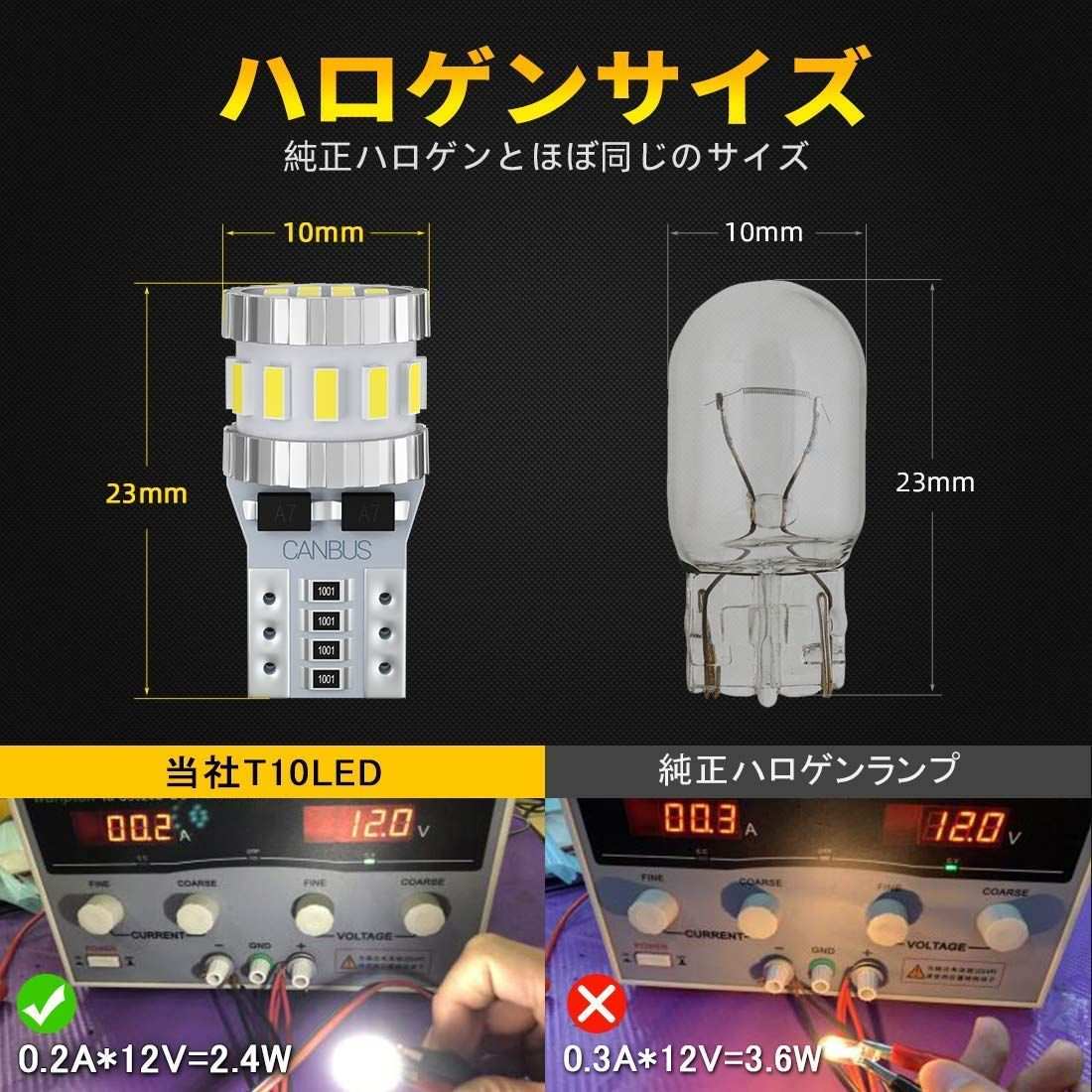 T10 LED ホワイトルームランプ  爆光 キャンセラー内蔵  ナンバー灯 ルームランプ  10個入 - bordan - T10 LED ホワイトルームランプ  爆光 キャンセラー内蔵  ナンバー灯 ルームランプ  10個入 - bordan - #tag1# 