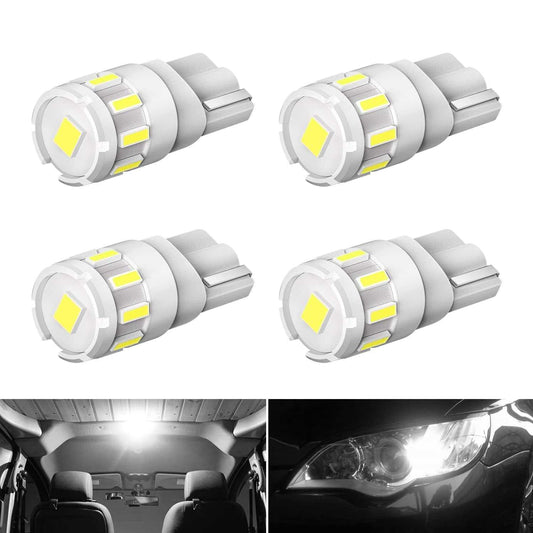 T10 LEDポジション 爆光 6000k ホワイト キャンセラー内蔵 車検対応 無極性T10*4個 | 汽车照明系统 | ポジションランプ, ルームランプ | BORDAN