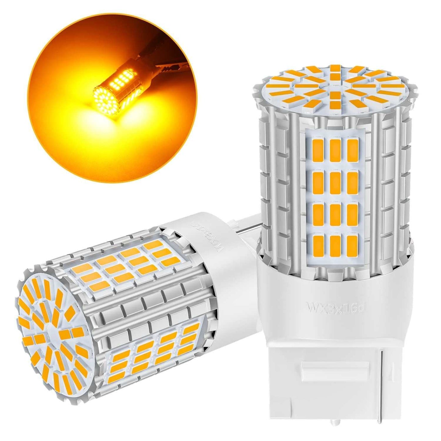 T20 ピンチ部違い LED ウインカー ハイフラ防止 アンバー ステルス 7車用 無極性 (2個入り) - bordan - T20 ピンチ部違い LED ウインカー ハイフラ防止 アンバー ステルス 7車用 無極性 (2個入り) - bordan - #tag1# 