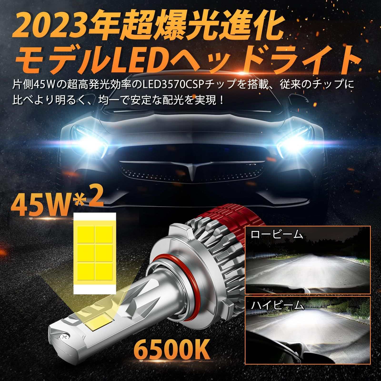 bordan ヘッドライト LED HB4 HB3 バルブ ハイビーム 6500K  車検対応 - bordan - bordan ヘッドライト LED HB4 HB3 バルブ ハイビーム 6500K  車検対応 - bordan - #tag1# 
