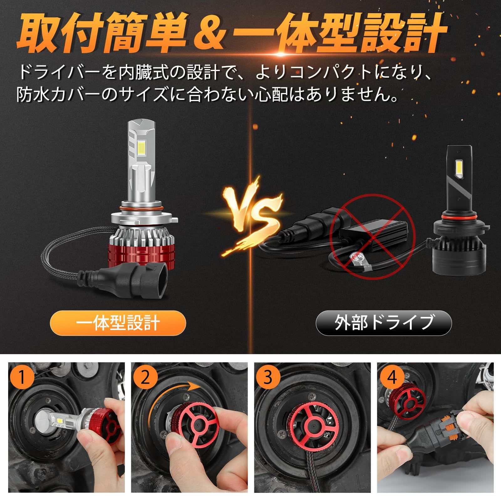 bordan ヘッドライト LED HB4 HB3 バルブ ハイビーム 6500K  車検対応 - bordan - bordan ヘッドライト LED HB4 HB3 バルブ ハイビーム 6500K  車検対応 - bordan - #tag1# 