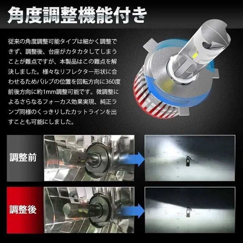 h4ヘッドライト HI/LO切替  6500K ハイパワー LEDバルブ - bordan - h4ヘッドライト HI/LO切替  6500K ハイパワー LEDバルブ - bordan - #tag1# 