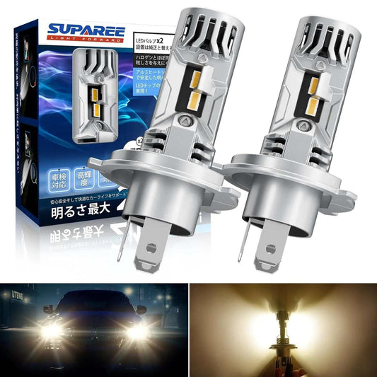 h4 LED ヘッドライト 車検対応  4200K  ハロゲン色（電球色） | ヘッドライト | LEDヘッドライト, H4, H4 LED バルブ | SUPAREE