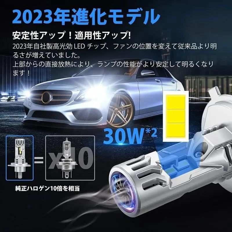 最新 h4 ヘッドライト led 国産 爆光  車検対応  6500Kバルブ - bordan - 最新 h4 ヘッドライト led 国産 爆光  車検対応  6500Kバルブ - bordan - #tag1# 
