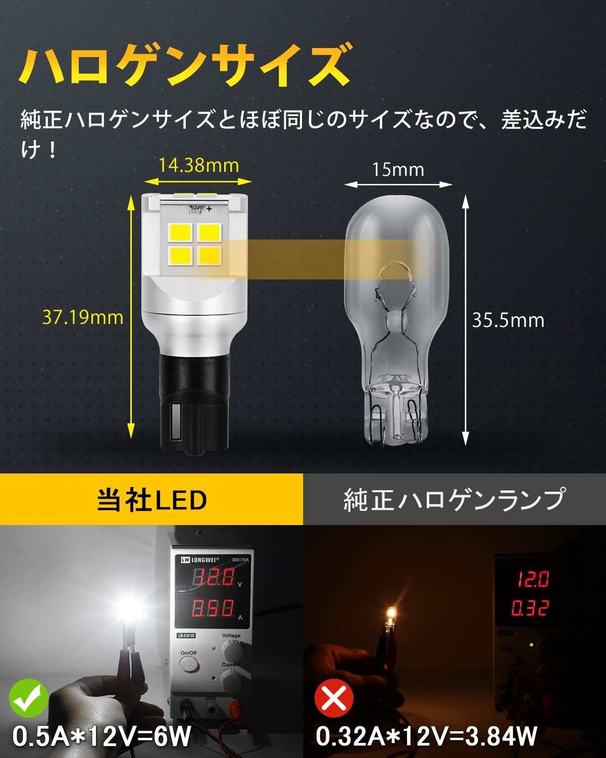 t15 led ホワイト バックランプ  10SMD   キャンセラー内蔵 ハイフラ防止 - bordan - t15 led ホワイト バックランプ  10SMD   キャンセラー内蔵 ハイフラ防止 - bordan - #tag1# 