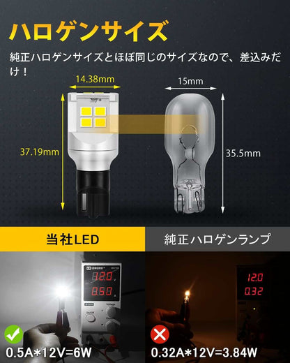 t15 led ホワイト バックランプ  10SMD   キャンセラー内蔵 ハイフラ防止 - bordan - t15 led ホワイト バックランプ  10SMD   キャンセラー内蔵 ハイフラ防止 - bordan - #tag1# 